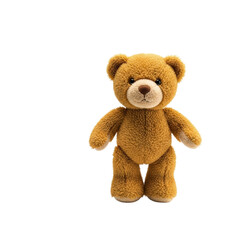 Obraz premium Brown teddy bear isolated On Transparent Background