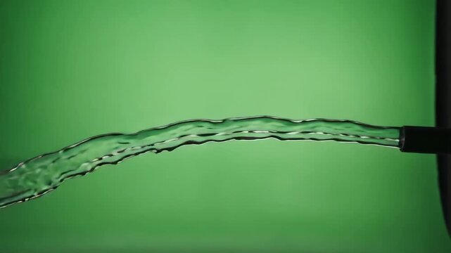 green water splash