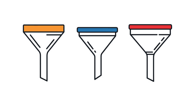 Sintered Glass Funne abstract elegant tone illustration