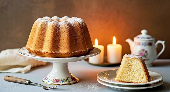 Vintage-Inspired Angel Cake Display, Nostalgic Charm and Heartfelt Comfort