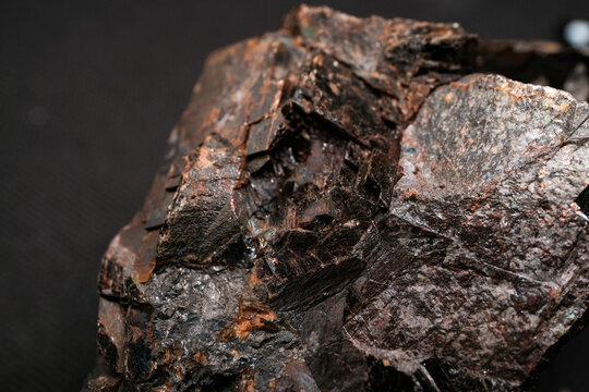 Hematite iron ore close-up