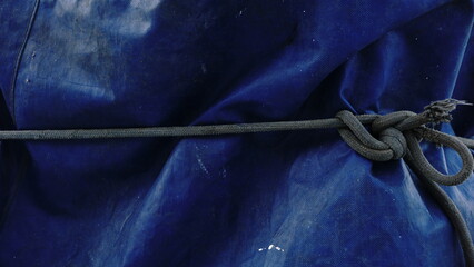 industrial tarpaulin canvas tying rope