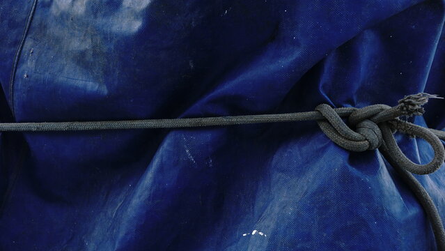 industrial tarpaulin canvas tying rope