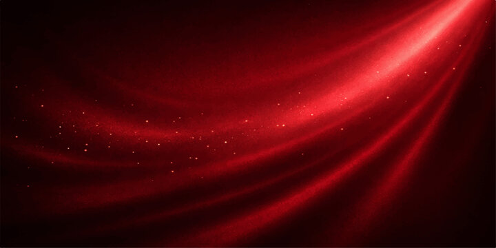 Luxury red silk fabric background with smooth flowing waves and velvet texture design featuring an abstract curtain backdrop with a dark satin curve pattern and alpha motion