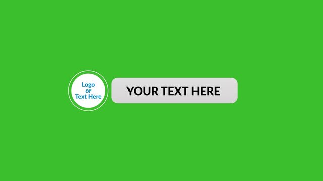 Lower third animation, lines and smooth transitions, green screen lower third animation, geometric animation with transparent background, social media lower third animation, lower third with alpha key