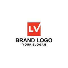 lv logo vector illustration