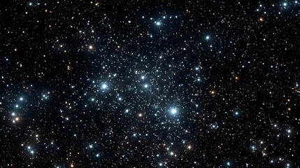 Fototapeta premium A vast expanse of space filled with numerous bright stars against a dark background