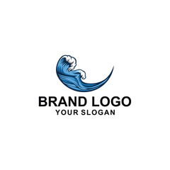 wave logo vector illustration