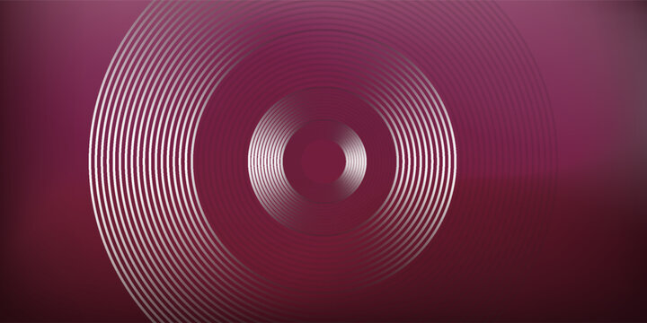 Black pulm burgundy with flow lines background. Circle effect modern