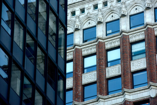Urban Architecture in Downtown Des Moines, IA