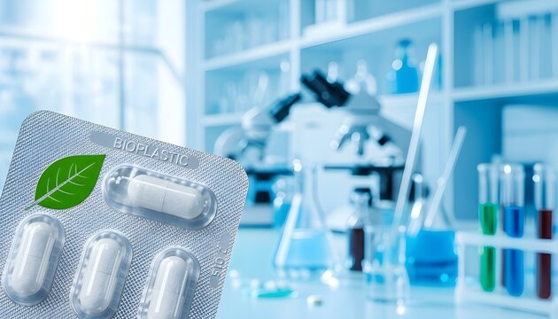 Innovative Sustainable Pharmaceutical Packaging Made from Bioplastic