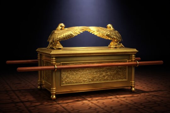 Ark of the Covenant with Cherubim Wings &ndash; Studio Lighting