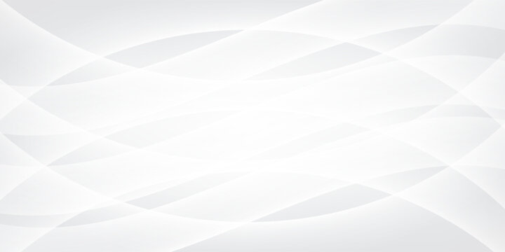 Curtain white wave soft shadow and blurred. frabic shapes curve designs. abstract backround on isolated. Vector Modern