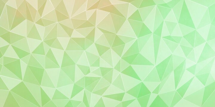 Sfondo banner verde giallo triangoli colore turchese futuristico 
