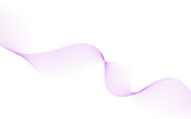 A vibrant purple wave of dots and lines flows across a clean white background in a mesmerizing digital illustration