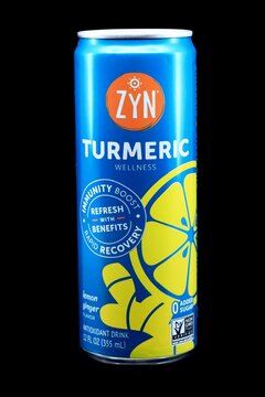 ZYN brand health drink with turmeric