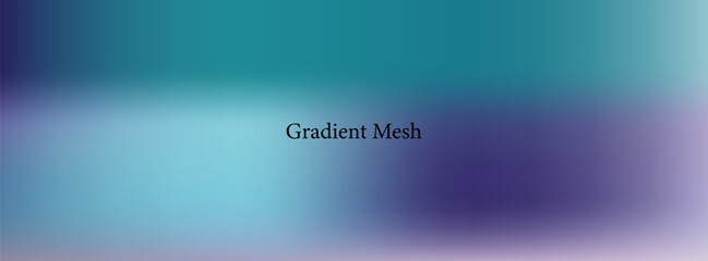 Obraz premium Vibrant Purple and Turquoise Vector Background with Smooth Gradient Mesh, Soft Blurry Fluid Texture for Modern Digital Tech Web Banner and Event Header