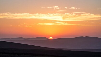 Fototapeta premium sunset in the mountains