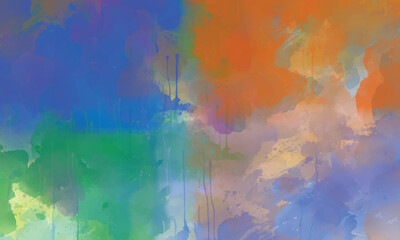 Fototapeta premium Creative abstract paint backdrop with expressive strokes and textured surface