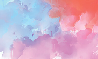 Obraz premium Abstract watercolor splash background with smooth flowing texture and artistic paint blending