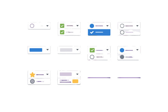 Select checkbox description simple icon unselected single state option vector generation highlighted