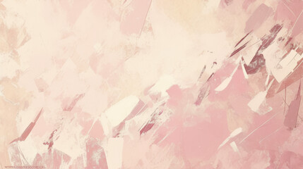 Abstract textured pale pastel pink background with streaks of paint, brush marks, distressed paint strokes