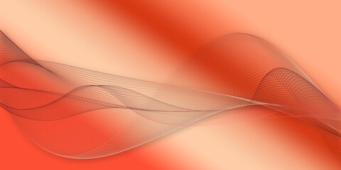 abstract background with red waves