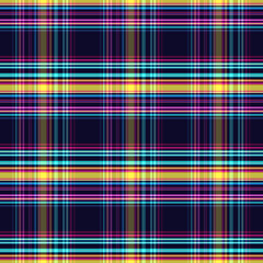 Bright Decorative Plaid Seamless Repeat