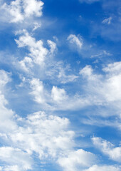 Fototapeta premium White clouds in blue sky