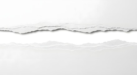 Torn White Paper Texture Background