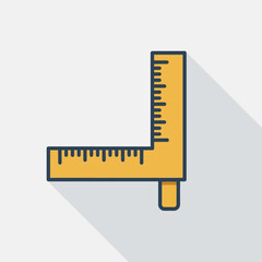 A smartphone with a list on its screen is placed on a surface, viewed from directly above in a simple graphic illustration.