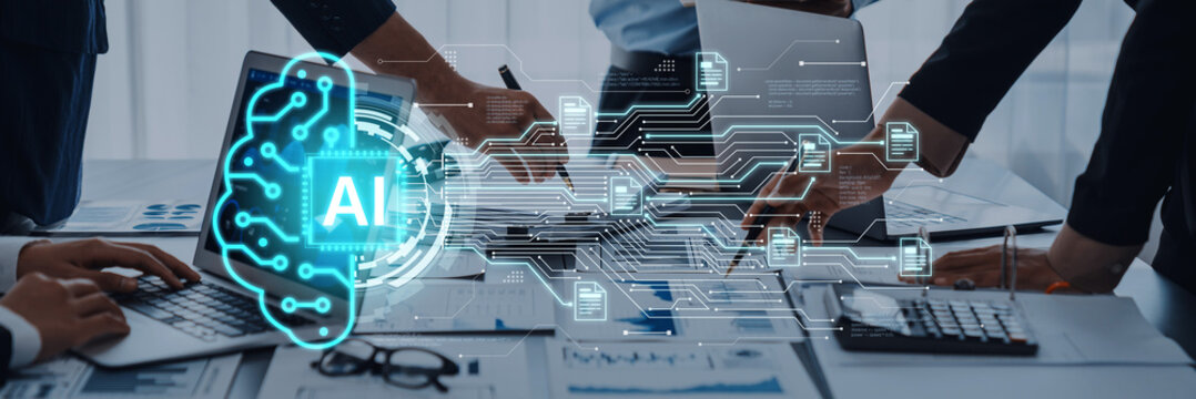 Artificial intelligence using AI neural processing and circuit to transform AI data into actionable output by smart automated AI reasoning science. Future of cognitive tech deep learning NPU. Corpus