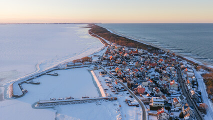 The town of Kuźnica. Hel Peninsula.