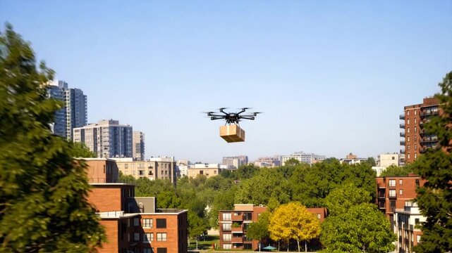 E-commerce shipping with drone technology