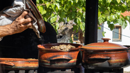 Fototapeta premium crete traditional cooking pot