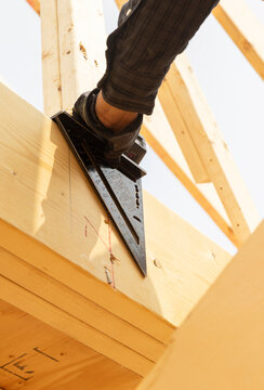 Construction Site speed square tool measure 