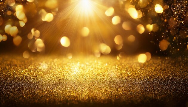 Gold Awards Glittering Abstract Background