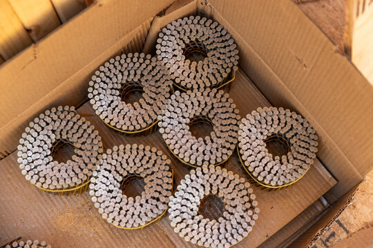 Home Construction Site nail gun 