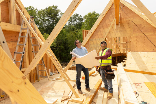 Construction manager boss  house plans 