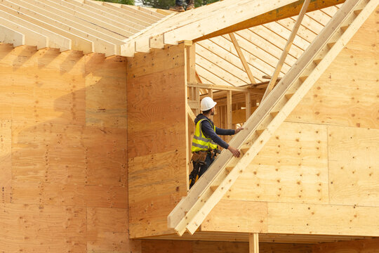 House Construction worker blue collar 
