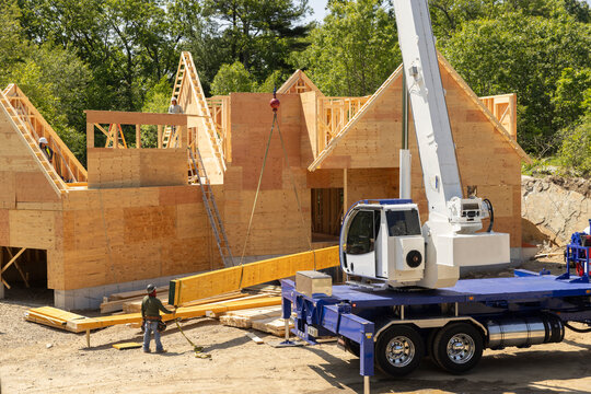 Home Construction crane Lift beam