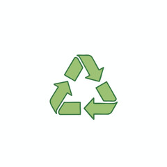 Obraz premium Green Recycling Symbol