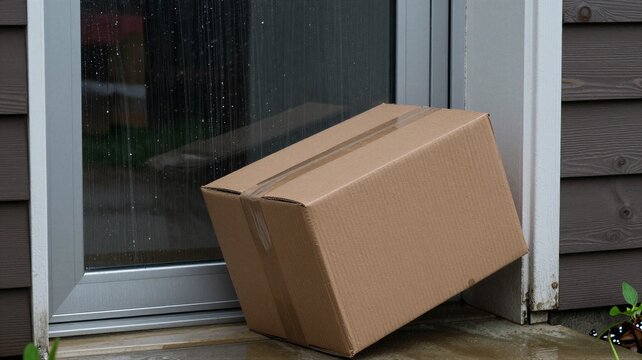 Rain Soaked Package