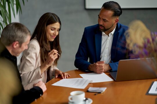Woman after she signed the contract to buy a home