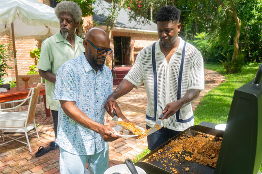Fresh food off the grill for summer cookout