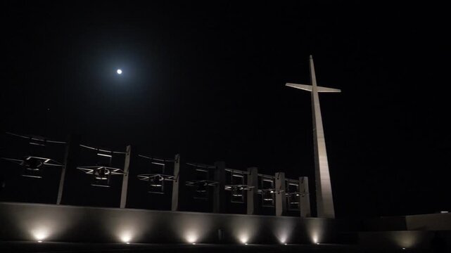 crocifisso della chiesa di Padrea Pio a San Giocanni Rotondo in provincia di Foggia