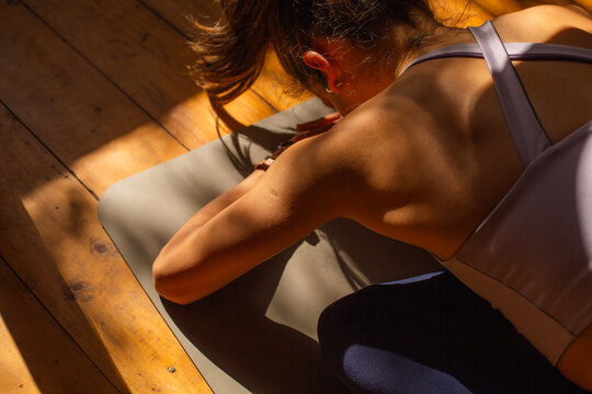 Child&rsquo;s Pose and Light on the Mat

