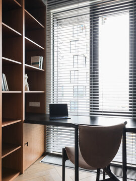 Home Office With large window and Natural Light 