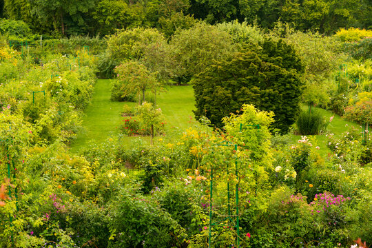 France, Giverny.  The garden and inspiration of famous impressionist, Claude Monet.