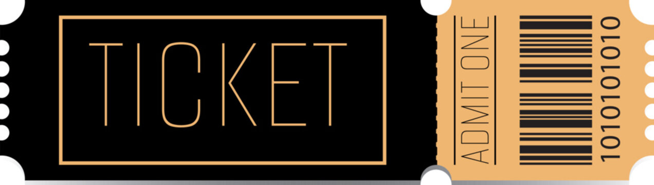 Ticket vector image